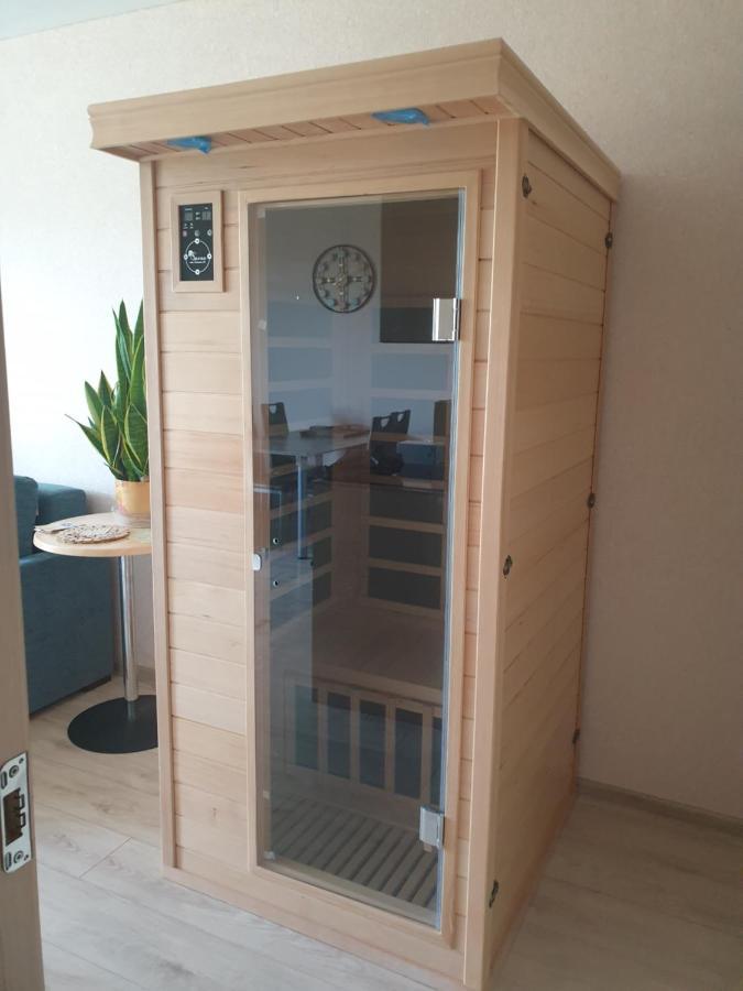 Garden Studio By The Lake With Air-Con And Infrasauna Druskininkai Dış mekan fotoğraf