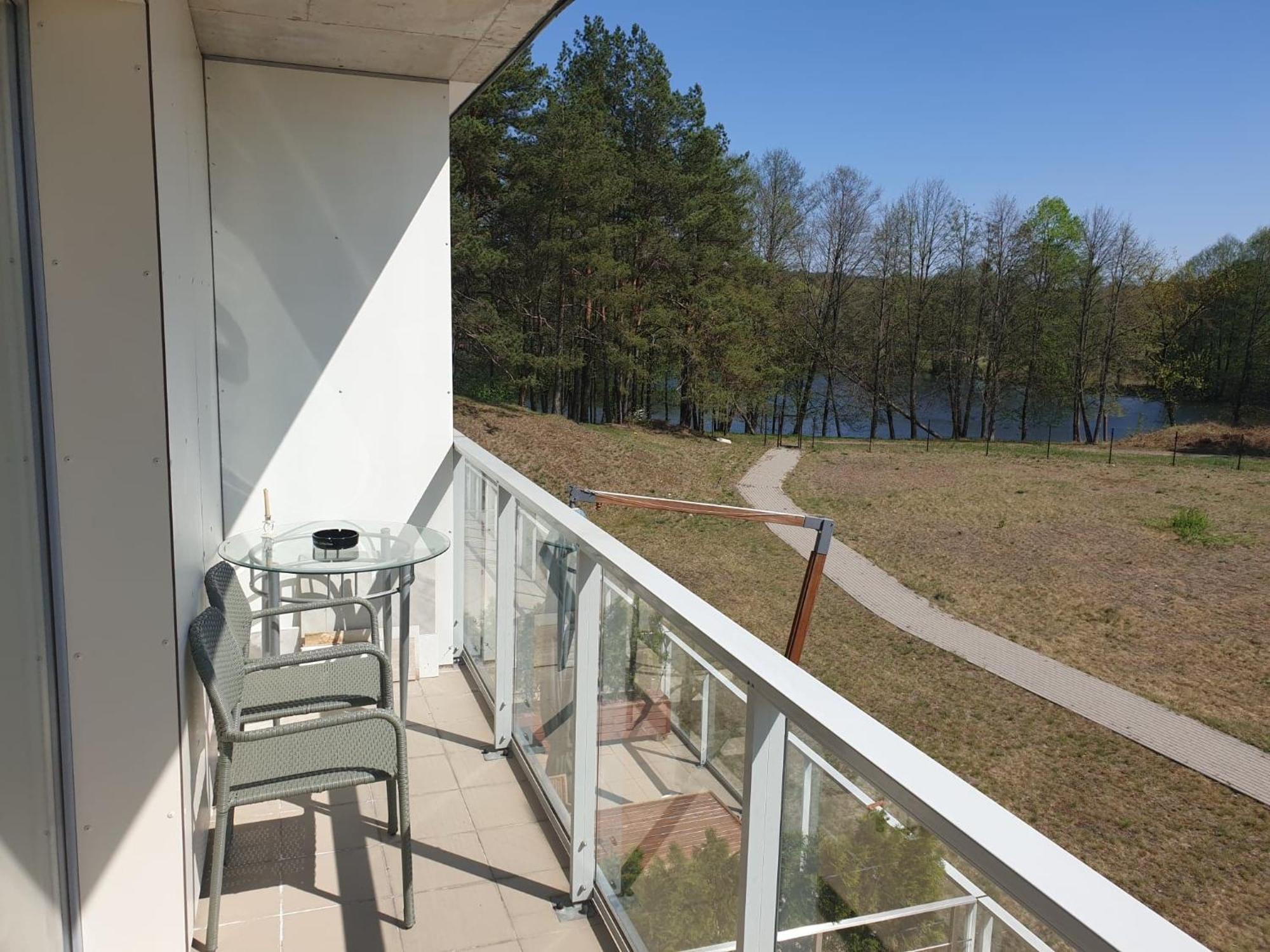 Garden Studio By The Lake With Air-Con And Infrasauna Druskininkai Dış mekan fotoğraf